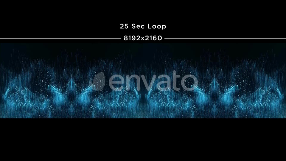 Abstract Blue Particles Background 8K Videohive 23709182 Motion Graphics Image 8