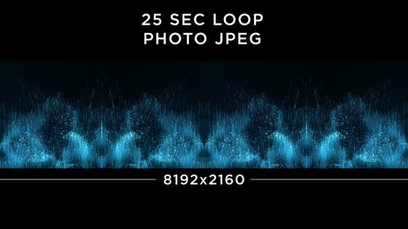 Abstract Blue Particles Background 8K - Videohive 23709182 Download