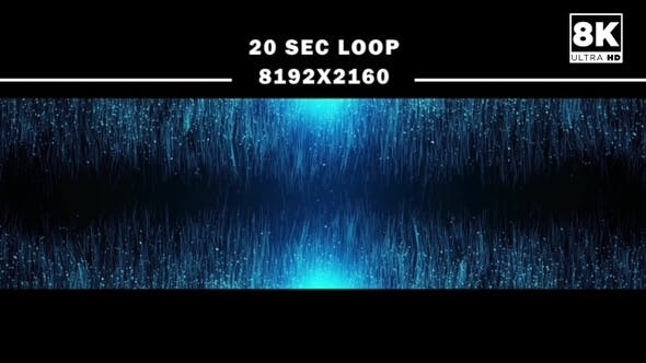 Abstract Blue Particles Background 8K - Videohive 23779715 Download