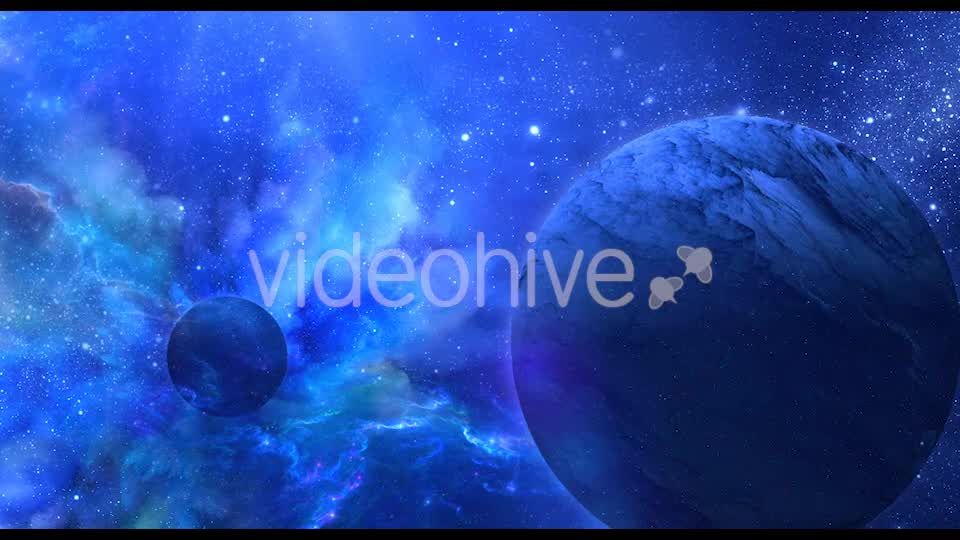 Abstract Blue Space Background with Planets and Shine of Star Videohive 20901237 Motion Graphics Image 10