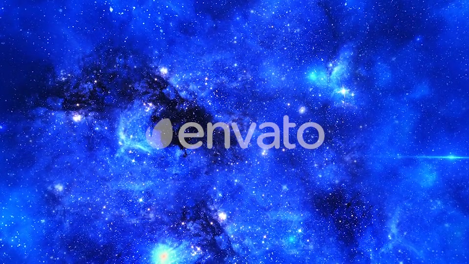 Abstract Blue Space Nebula and Bright Stars Videohive 21911730 Motion Graphics Image 4