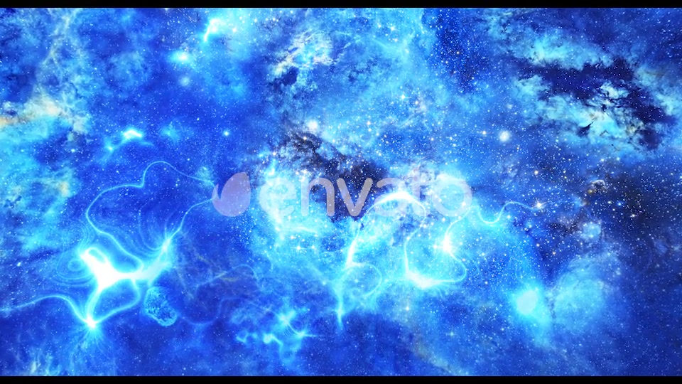 Abstract Blue Space Nebula and Energy Waves Videohive 21584818 Motion Graphics Image 5