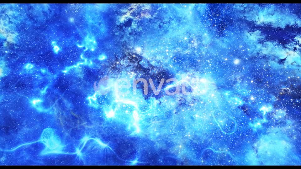 Abstract Blue Space Nebula and Energy Waves Videohive 21584818 Motion Graphics Image 7