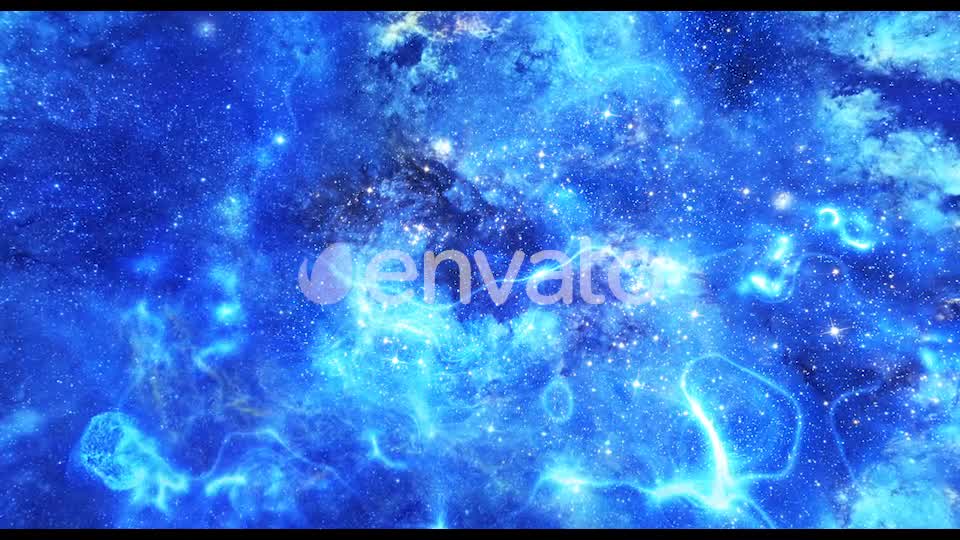 Abstract Blue Space Nebula and Energy Waves Videohive 21584818 Motion Graphics Image 8