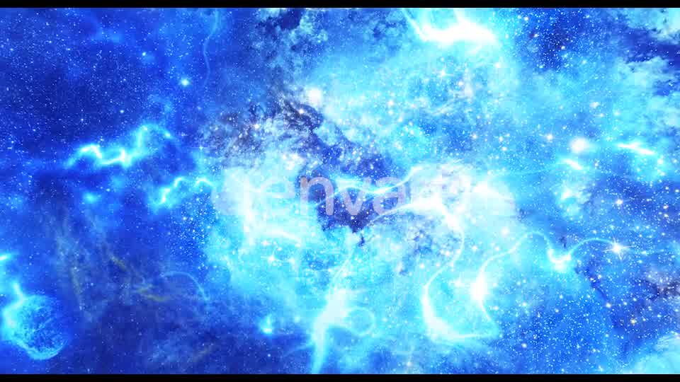 Abstract Blue Space Nebula and Energy Waves Videohive 21584818 Motion Graphics Image 9