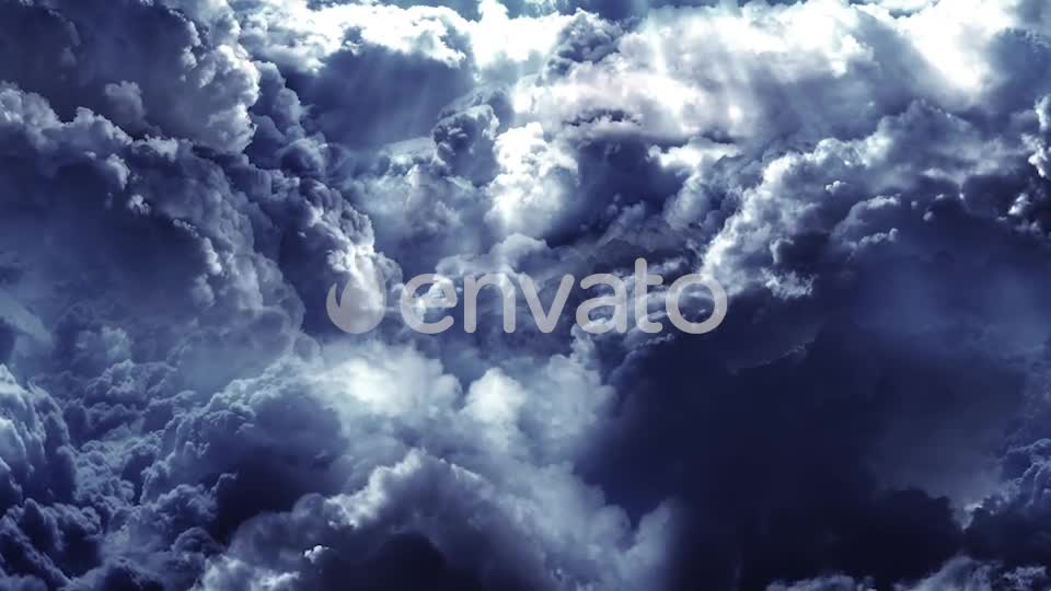 Abstract Clouds with Light Rays Videohive 21665403 Motion Graphics Image 1