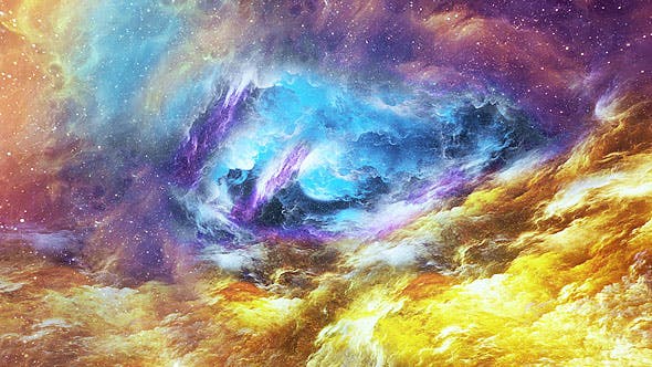 Abstract Colorful Nebula in Space - Download Videohive 20741230