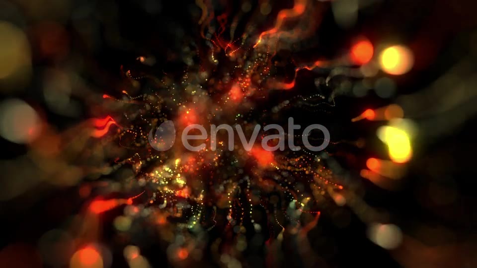 Abstract Colorful Particles And Bokeh Flowing Seamless Loop Videohive 23015640 Motion Graphics Image 2