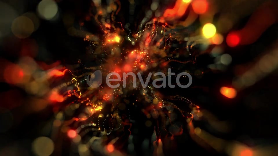 Abstract Colorful Particles And Bokeh Flowing Seamless Loop Videohive 23015640 Motion Graphics Image 3