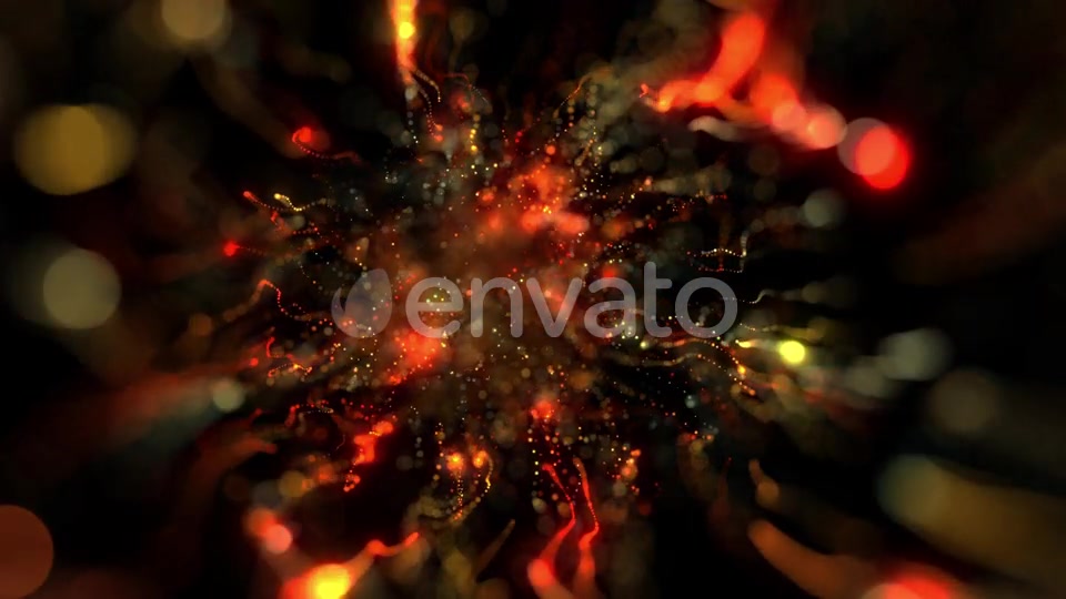Abstract Colorful Particles And Bokeh Flowing Seamless Loop Videohive 23015640 Motion Graphics Image 4