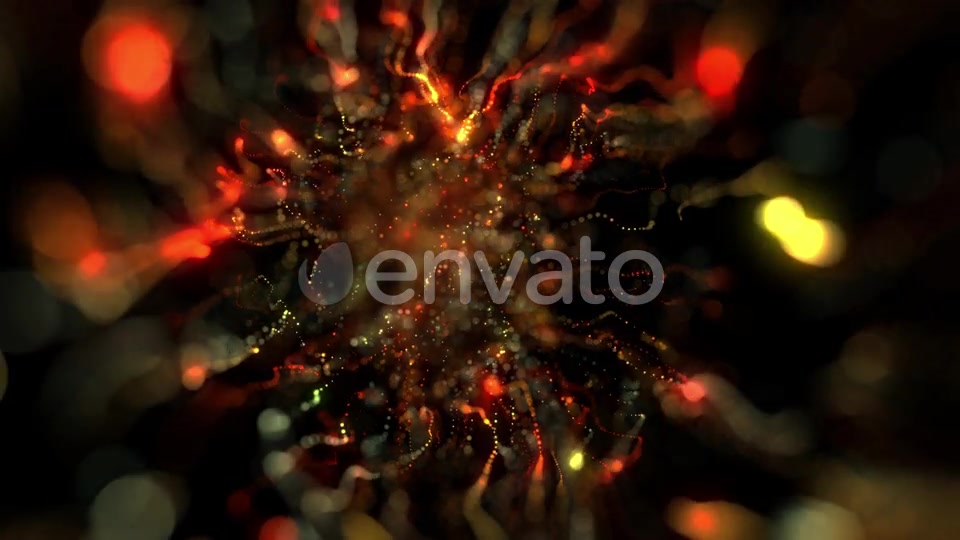 Abstract Colorful Particles And Bokeh Flowing Seamless Loop Videohive 23015640 Motion Graphics Image 6
