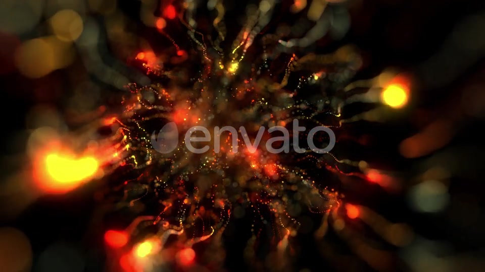 Abstract Colorful Particles And Bokeh Flowing Seamless Loop Videohive 23015640 Motion Graphics Image 8