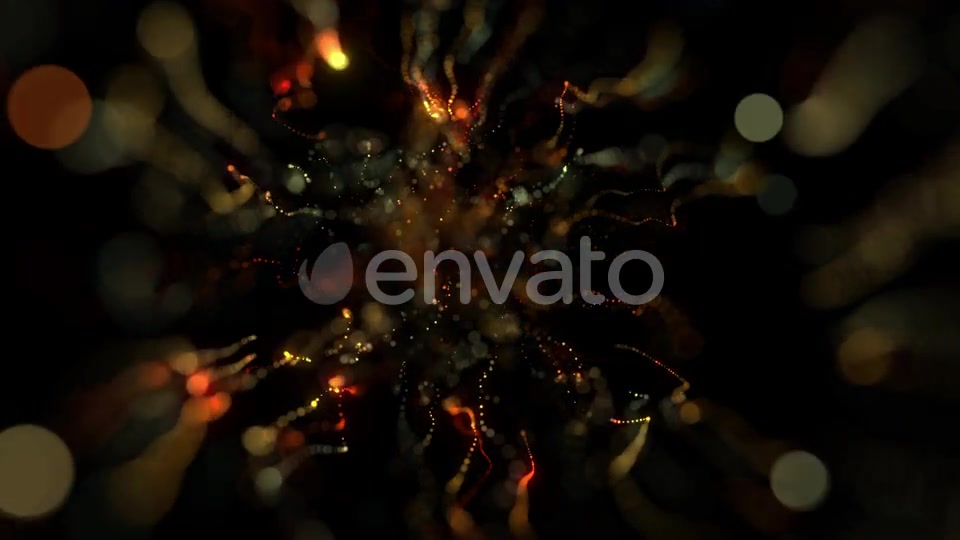 Abstract Colorful Particles And Bokeh Flowing Seamless Loop Videohive 23015640 Motion Graphics Image 9