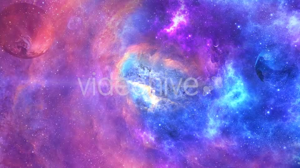 Abstract Colorful Space Nubulae and Hyper Jump Through Warp Tunnel Videohive 21378699 Motion Graphics Image 1