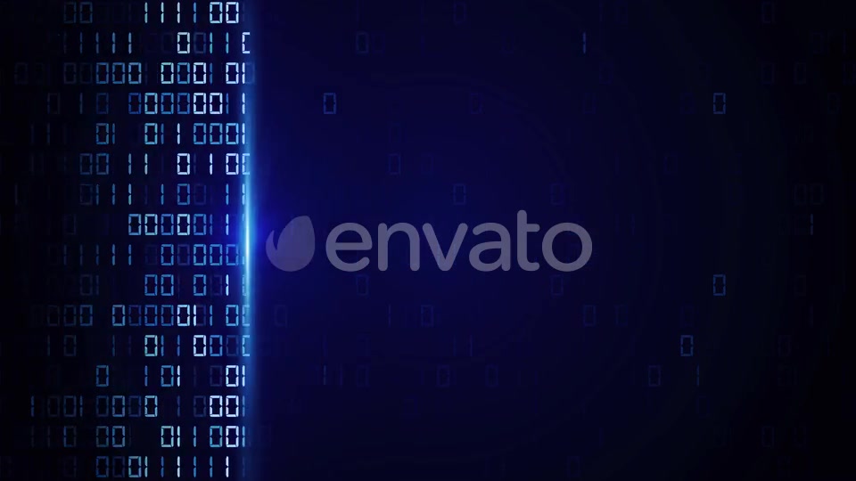 Abstract Digital Binary Data Scan Loop Videohive 23143166 Motion Graphics Image 5