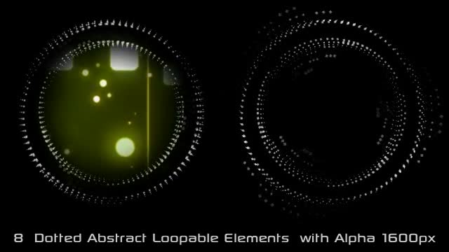 Abstract Dotted Elements 01 Videohive 6649736 Motion Graphics Image 1