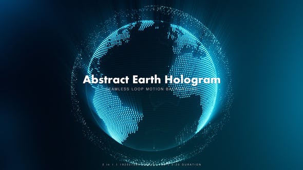 Abstract Earth Hologram 6 - Videohive Download 9809493