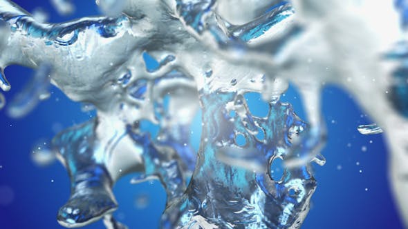 Abstract Form of Water - Videohive 9871908 Download