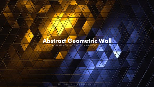 Abstract Geometric Wall - Videohive 21098187 Download
