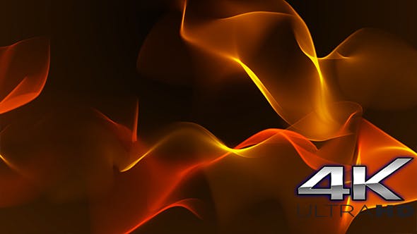Abstract Glowing Fire Waves Background - Videohive Download 21391974