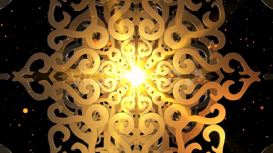 Abstract Gold Ornament Loop Background Videohive 20671467 Motion Graphics Image 2