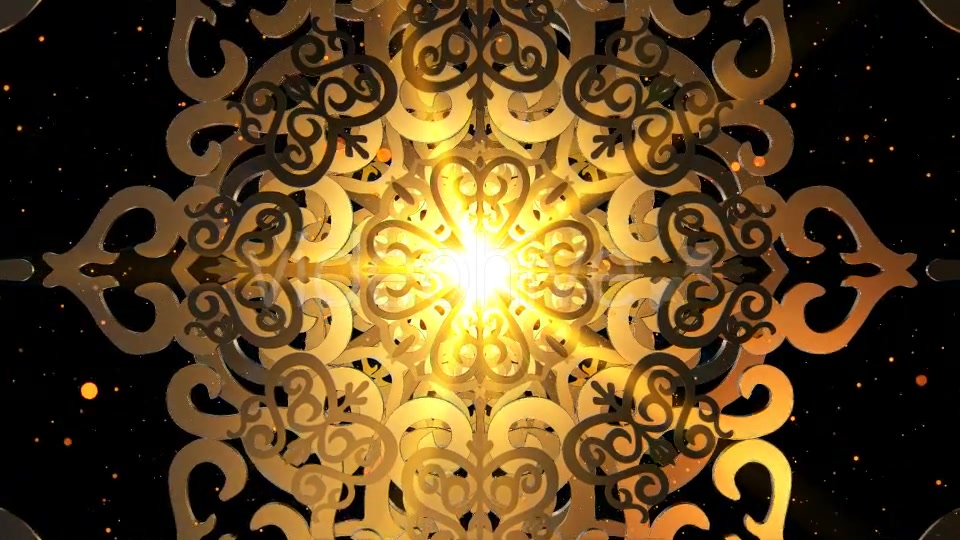 Abstract Gold Ornament Loop Background Videohive 20671467 Motion Graphics Image 4