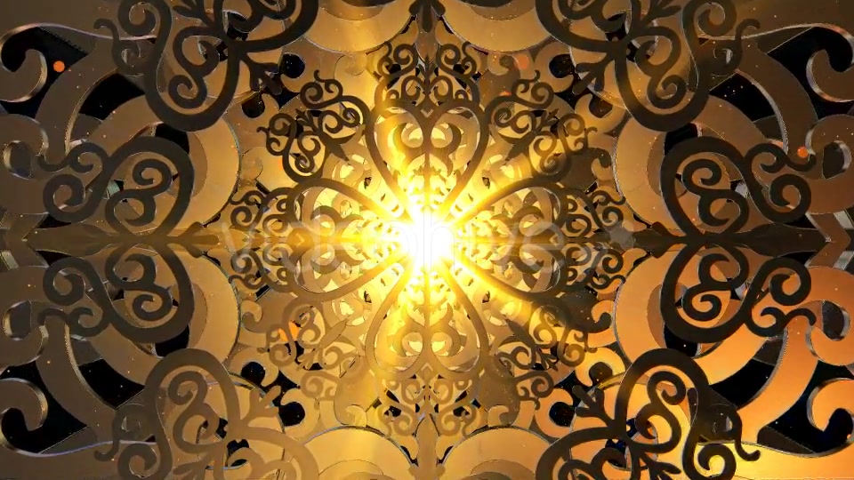 Abstract Gold Ornament Loop Background Videohive 20671467 Motion Graphics Image 5