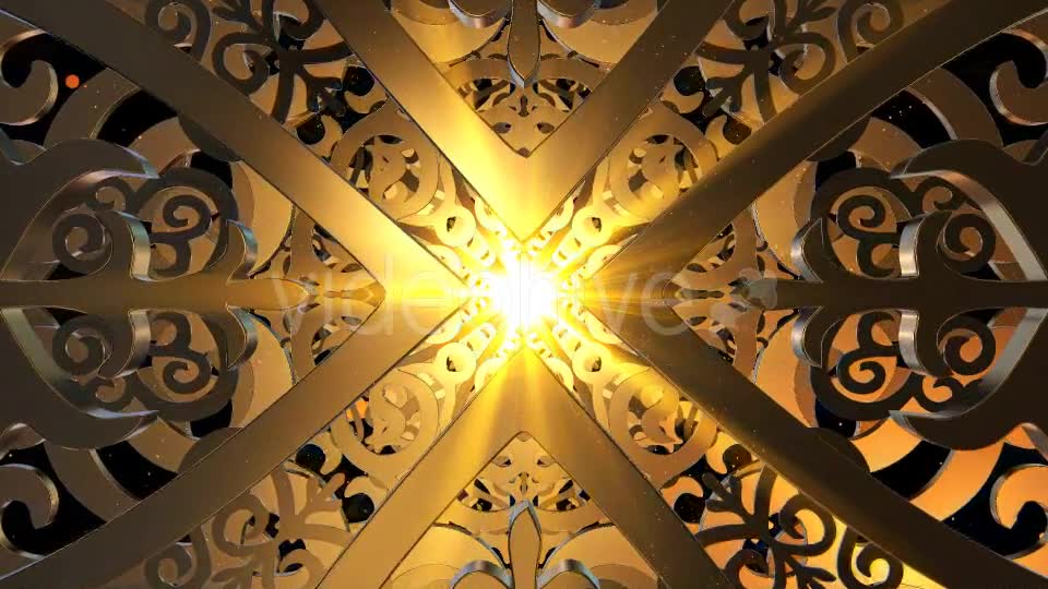 Abstract Gold Ornament Loop Background Videohive 20671467 Motion Graphics Image 7