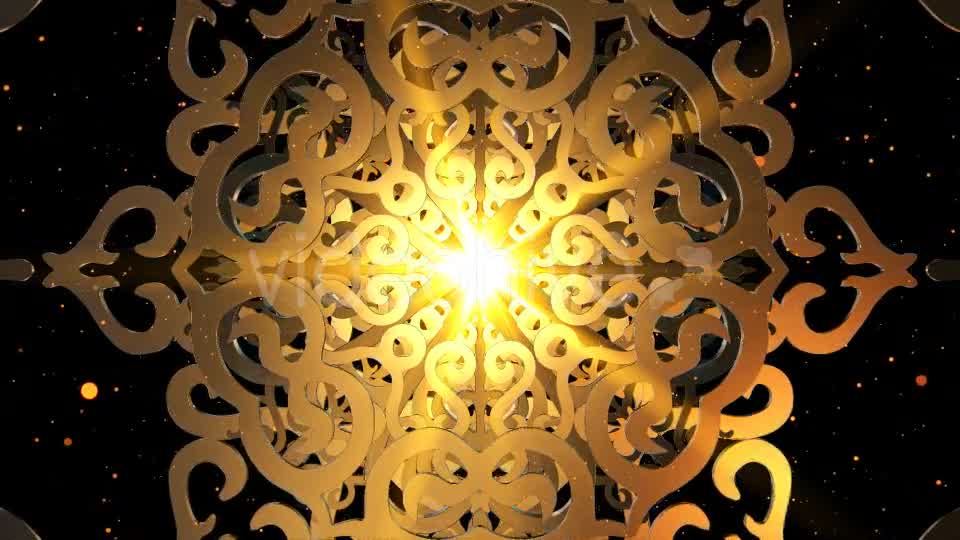 Abstract Gold Ornament Loop Background Videohive 20671467 Motion Graphics Image 8