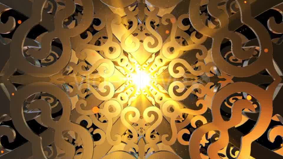 Abstract Gold Ornament Loop Background Videohive 20671467 Motion Graphics Image 9