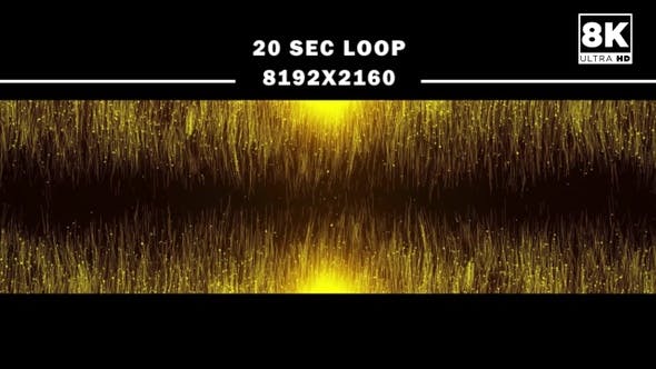Abstract Gold Particles Background 8K - 23779712 Download Videohive