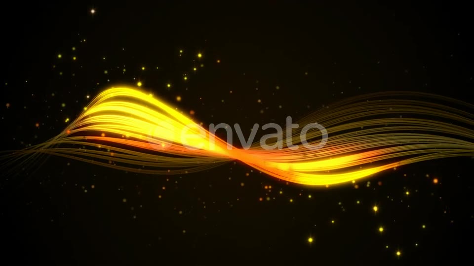 Abstract Gold Stream Background Loop Videohive 22538787 Motion Graphics Image 2