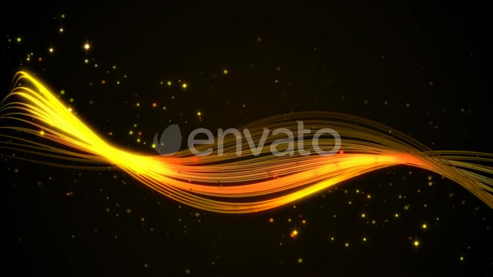 Abstract Gold Stream Background Loop Videohive 22538787 Motion Graphics Image 3