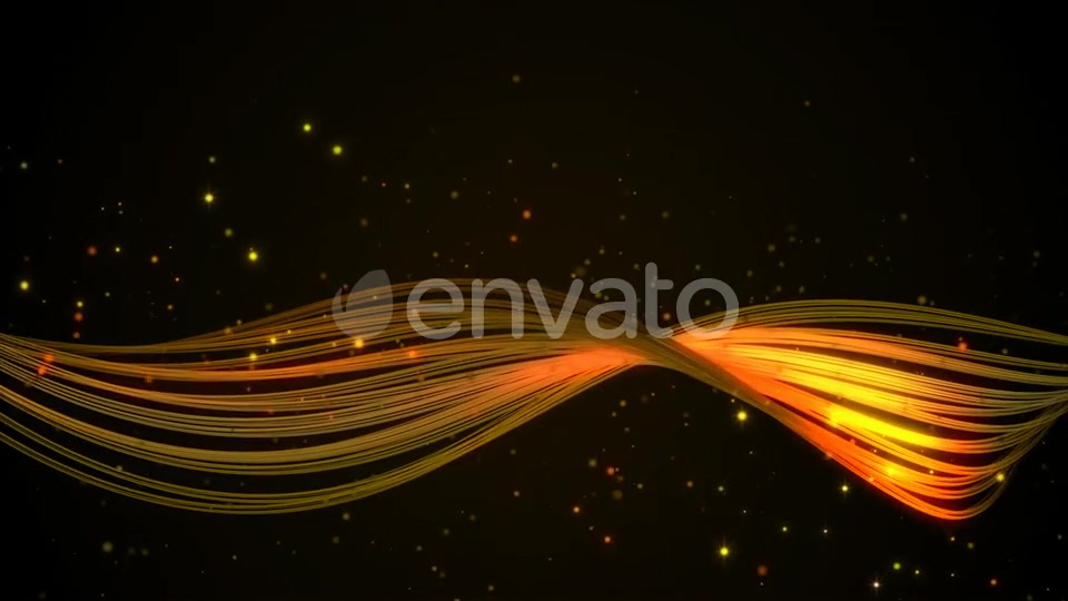 Abstract Gold Stream Background Loop Videohive 22538787 Motion Graphics Image 4