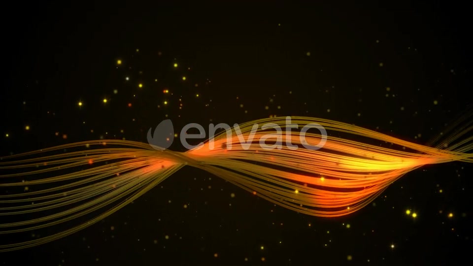 Abstract Gold Stream Background Loop Videohive 22538787 Motion Graphics Image 5