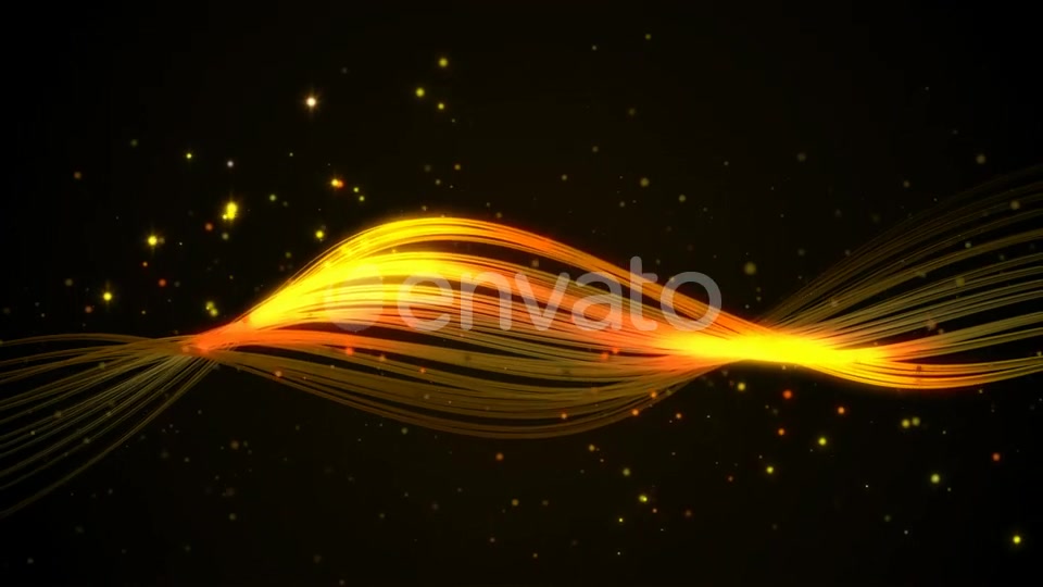 Abstract Gold Stream Background Loop Videohive 22538787 Motion Graphics Image 6