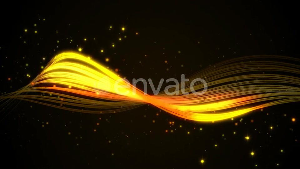 Abstract Gold Stream Background Loop Videohive 22538787 Motion Graphics Image 7