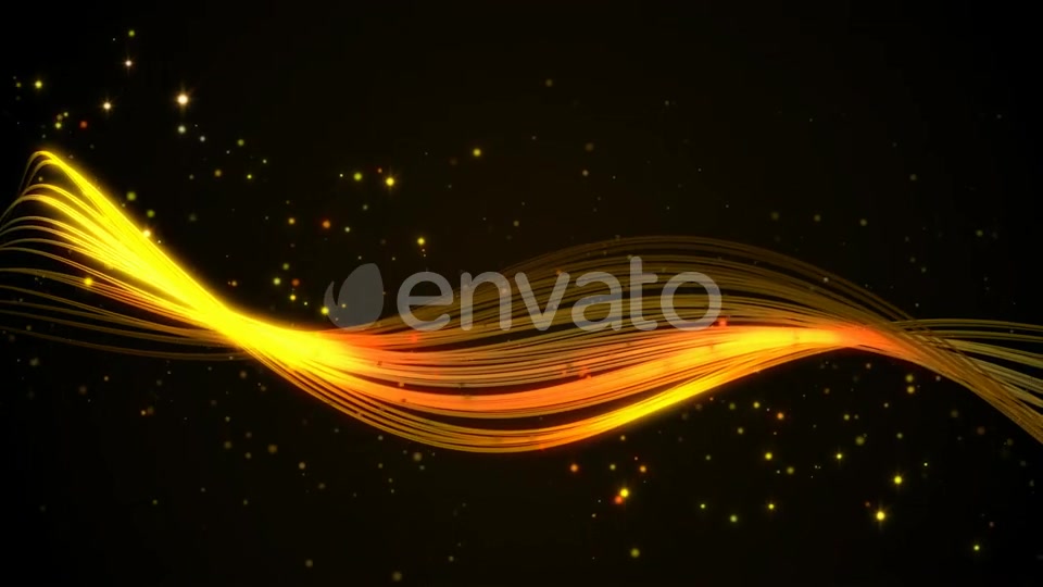 Abstract Gold Stream Background Loop Videohive 22538787 Motion Graphics Image 8