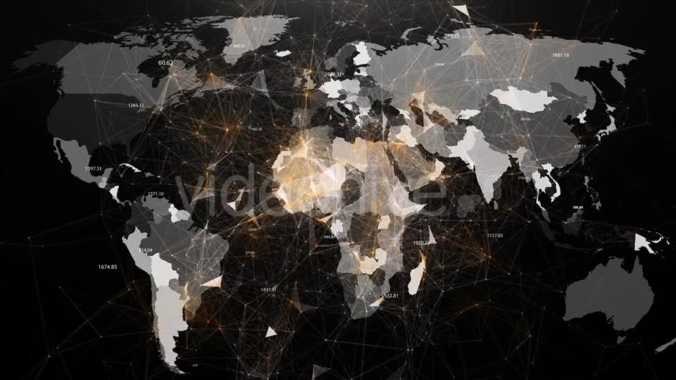 Abstract Image of Global Networks in the World in the Form of Plexus Videohive 20262658 Motion Graphics Image 1