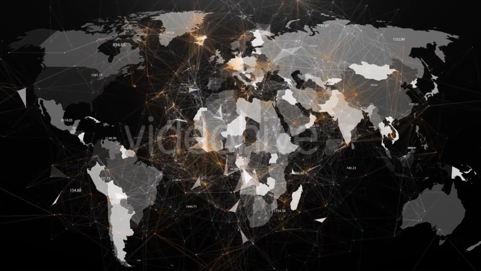 Abstract Image of Global Networks in the World in the Form of Plexus Videohive 20262658 Motion Graphics Image 8