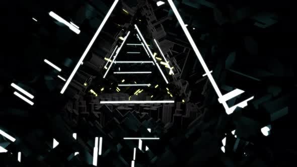 Abstract Light In Tunnel 05 4K - Videohive Download 24461009