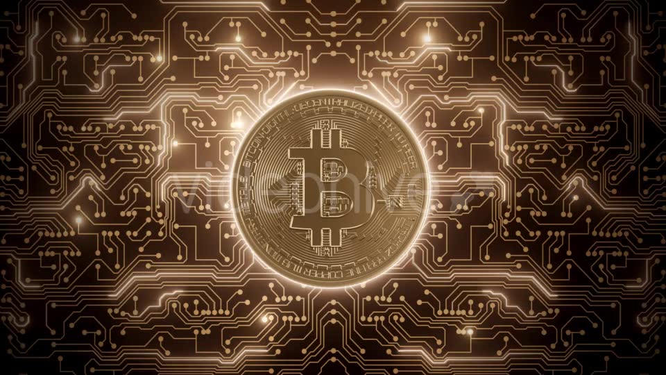 Abstract Loop Bitcoin World in Circuits Videohive 21349504 Motion Graphics Image 2