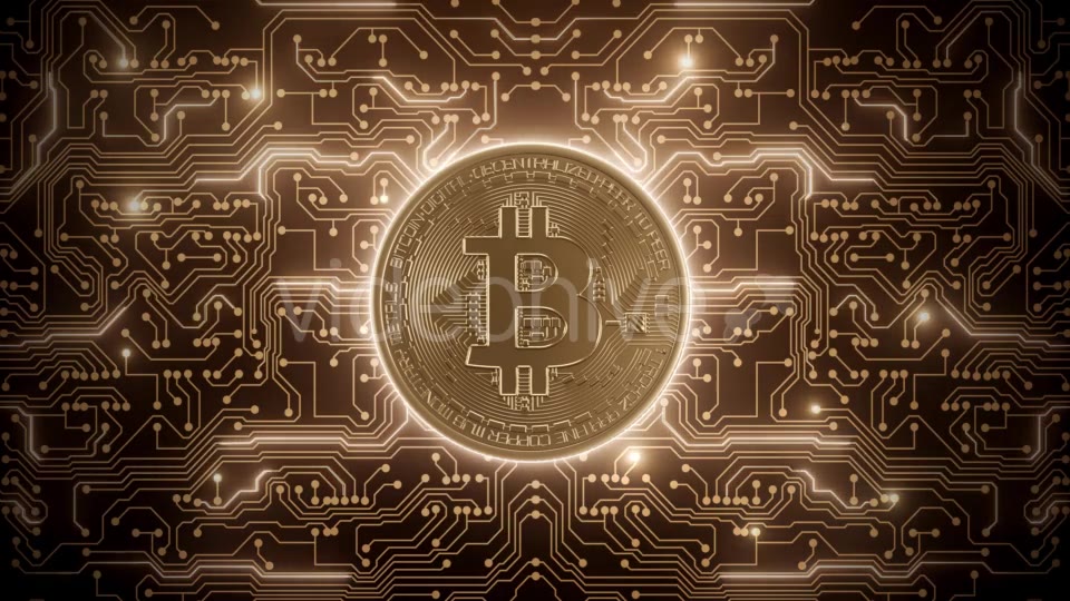 Abstract Loop Bitcoin World in Circuits Videohive 21349504 Motion Graphics Image 3