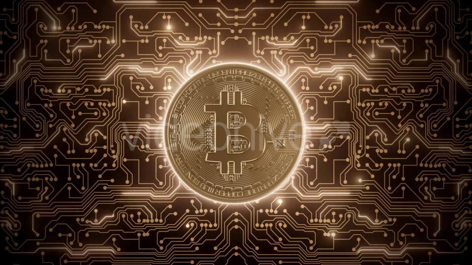 Abstract Loop Bitcoin World in Circuits Videohive 21349504 Motion Graphics Image 4