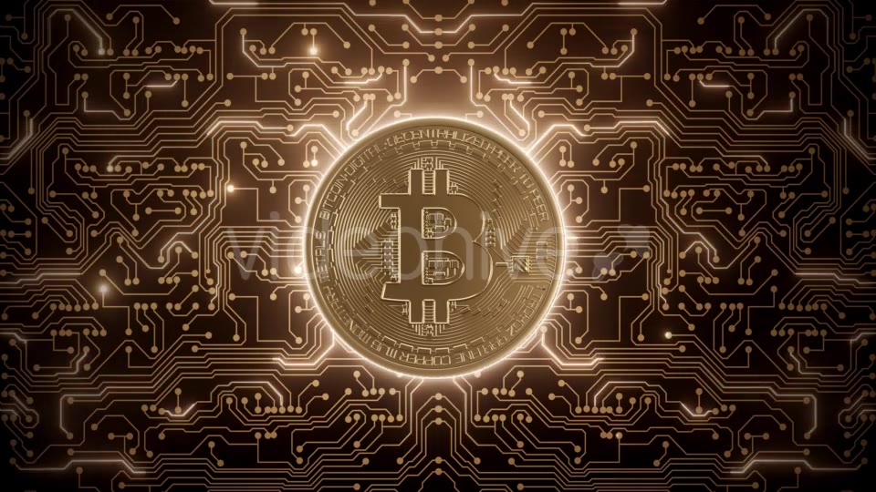 Abstract Loop Bitcoin World in Circuits Videohive 21349504 Motion Graphics Image 5