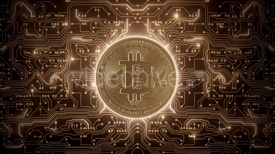 Abstract Loop Bitcoin World in Circuits Videohive 21349504 Motion Graphics Image 6