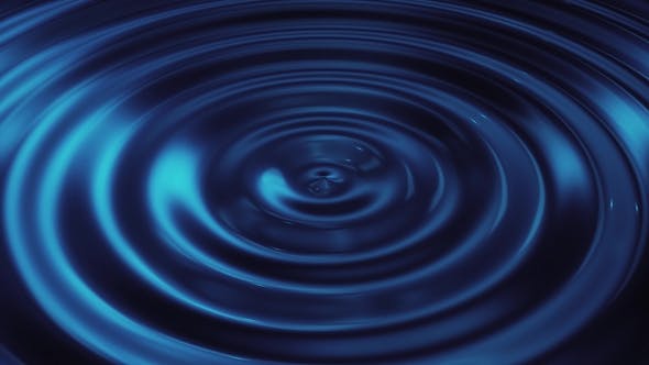 Abstract Loop Ripple Blue 3d Wave - Videohive Download 21681437