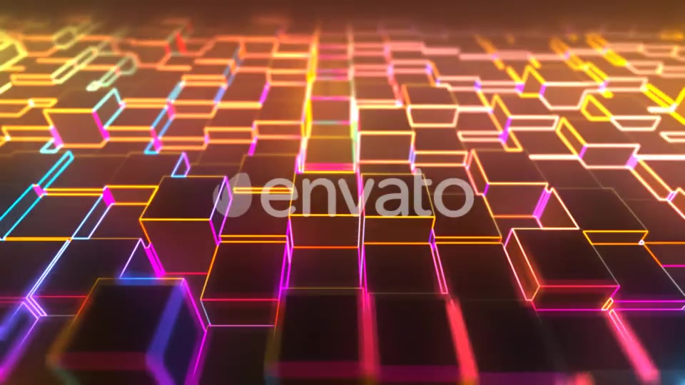 Abstract Neon Cube Background 01 Videohive 22072329 Motion Graphics Image 5