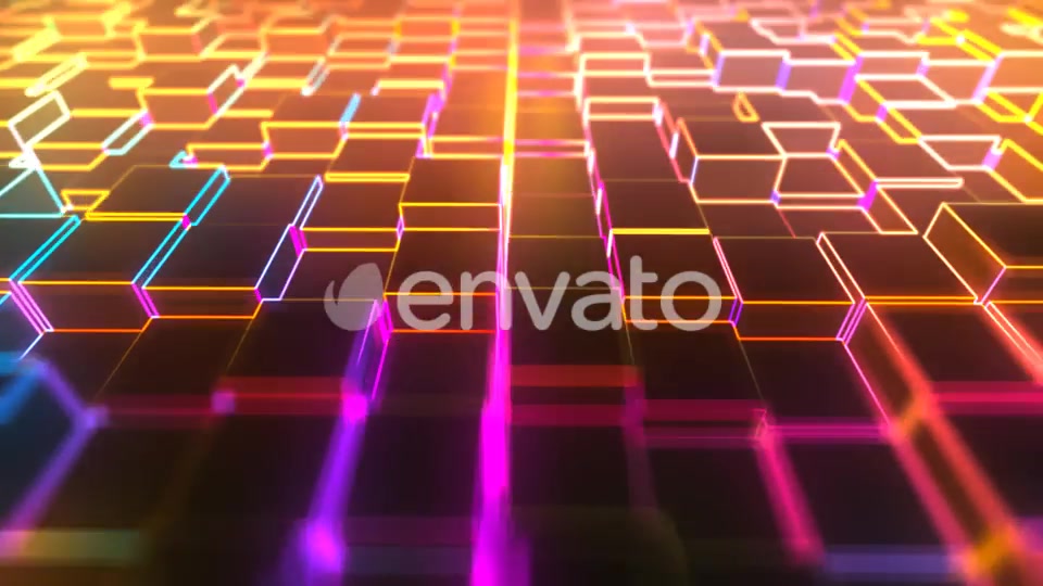 Abstract Neon Cube Background 01 Videohive 22072329 Motion Graphics Image 6