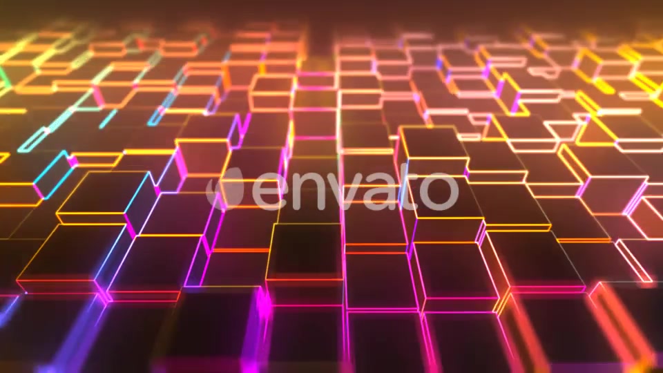 Abstract Neon Cube Background 01 Videohive 22072329 Motion Graphics Image 8